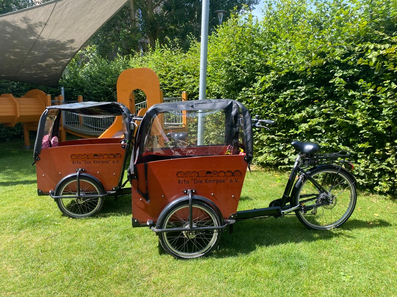 Lastenräder der Kita Die Knirpse